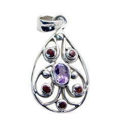 Nella Multicolor Filigree Pendant with Gemstones Multi Stone multicolor Multicolor
