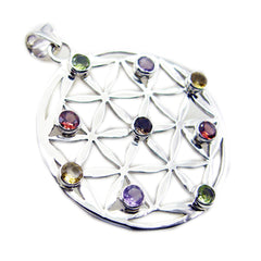 Isla Multicolor Filigree Pendant with Gemstone Accents Multi Stone multicolor Multicolor