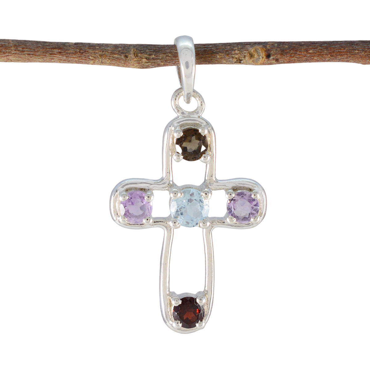 Charlotte multicolor Eternity Dainty Pendant Multi Stone multicolor Multicolor