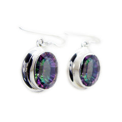 Naomi Multicolor Gemstone Dangle Earrings for Glam Mystic Quartz multicolor Dangle