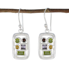 Dayana Multicolor Gemstone Dangle Earrings Multi multicolor Dangle