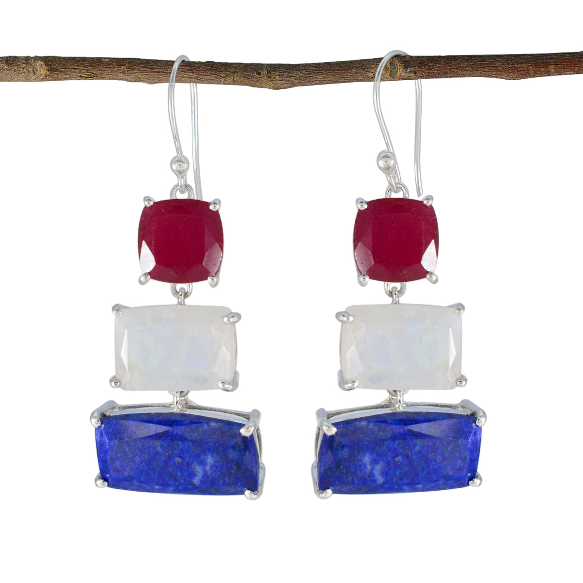 Mariana Multicolor Gemstone Dangle Earrings Multi multicolor Dangle