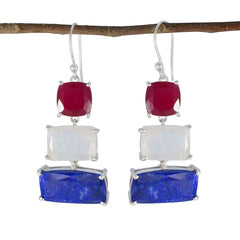 Mariana Multicolor Gemstone Dangle Earrings Multi multicolor Dangle