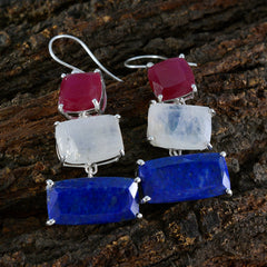 Mariana Multicolor Gemstone Dangle Earrings