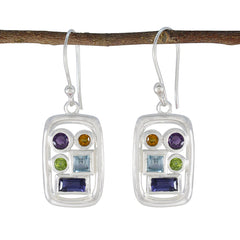 Isadora Multicolor Gemstone Dangle Earrings Multi multicolor Dangle