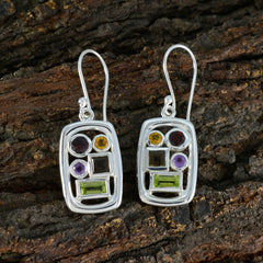 Elena Multicolor Gemstone Earrings for Everyday Glam