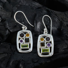 Elena Multicolor Gemstone Earrings for Everyday Glam