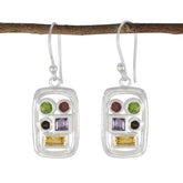 Gabriela Multicolor Gemstone Earrings for Every Occasion Multi multicolor Dangle