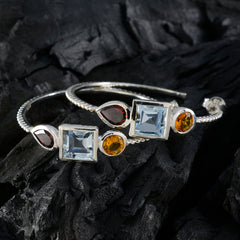 Ji-eun Multicolor Gemstone Earrings for Everyday Glam