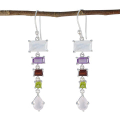 Savannah Multicolor Gemstone Earrings for Everyday Glam Multi multicolor Dangle
