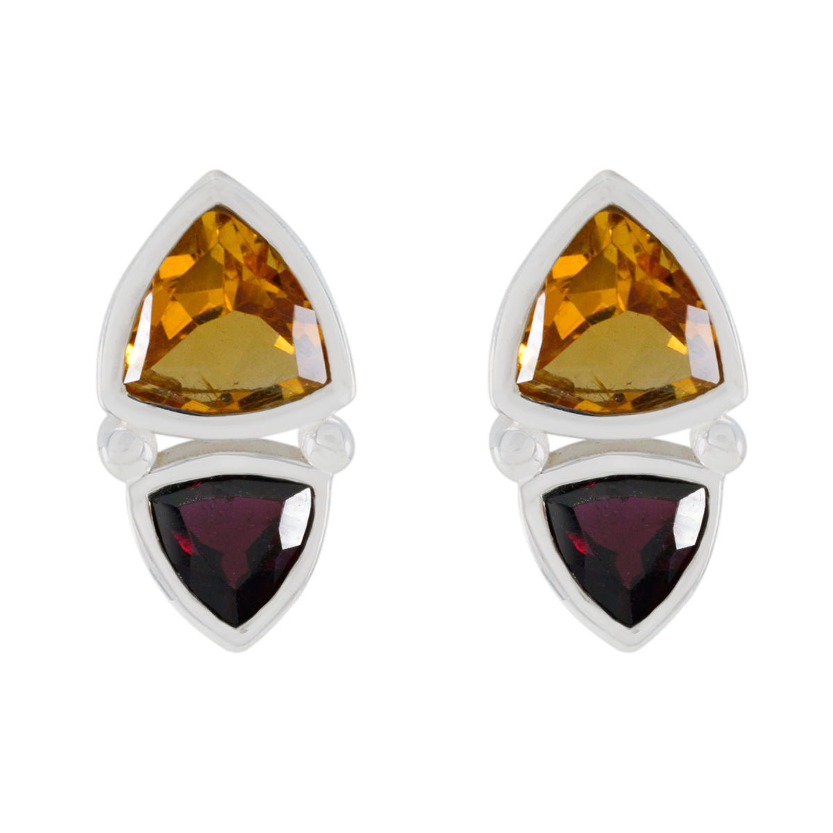 Sofia Multicolor Gemstone Earrings for Daily Glam Multi multicolor Stud
