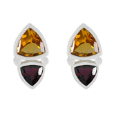 Sofia Multicolor Gemstone Earrings for Daily Glam Multi multicolor Stud