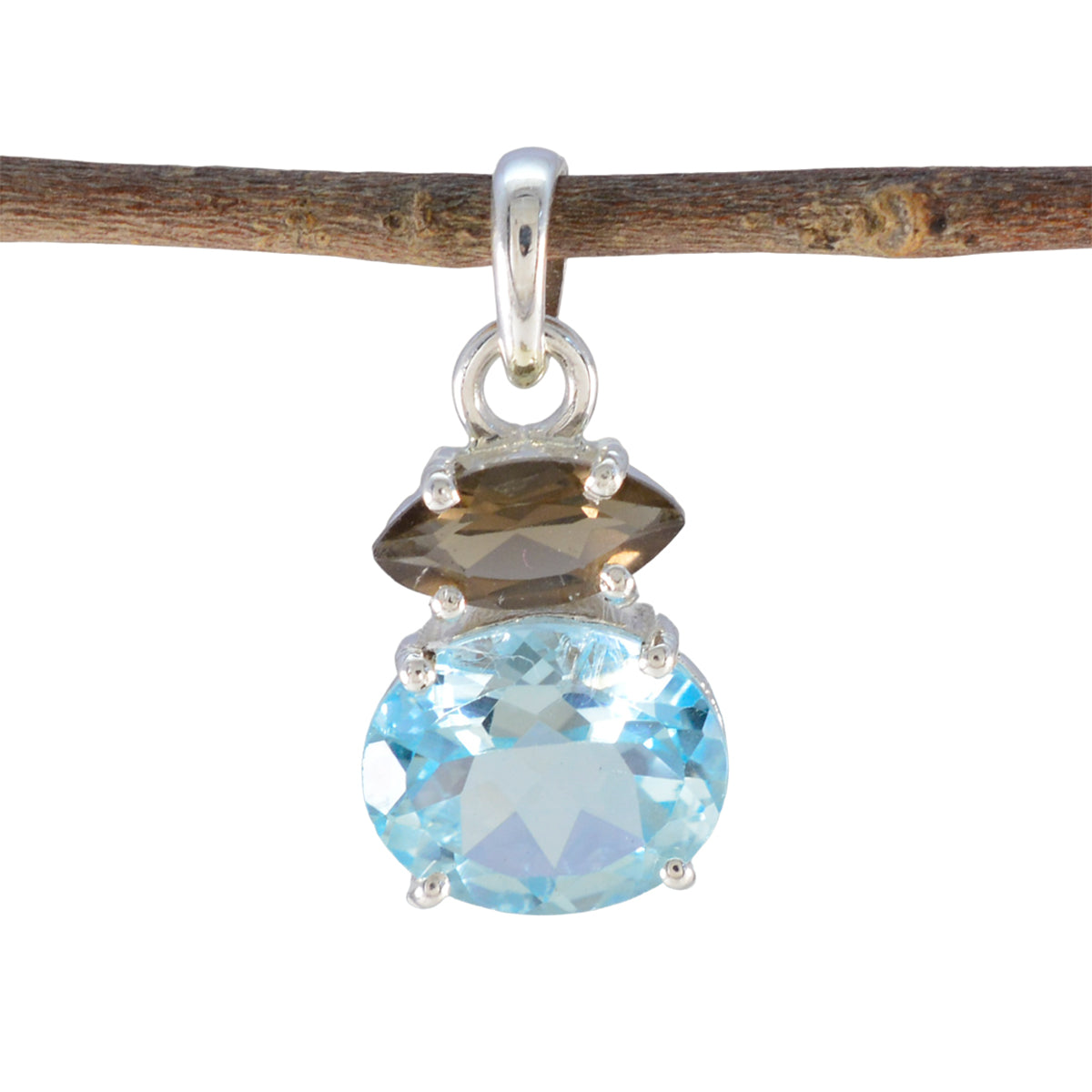 Yasmine Multicolor Gemstone Pendant for Everyday Wear Multi Stone multicolor Multicolor