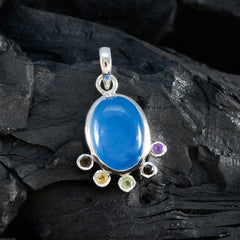 Evelyn Multicolor Gemstone Pendant for Everyday Wear