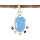 Evelyn Multicolor Gemstone Pendant for Everyday Wear Multi Stone multicolor Multicolor