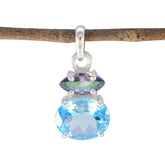 Yasmine Multicolor Gemstone Pendant for Everyday Glam Multi Stone multicolor Multicolor