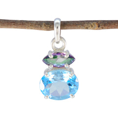 Yasmine Multicolor Gemstone Pendant for Everyday Glam Multi Stone multicolor Multicolor