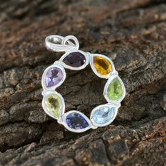 Isabella Multicolor Gemstone Pendant for Every Occasion