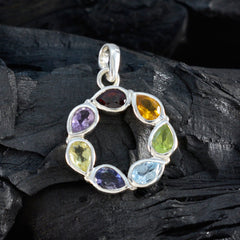 Isabella Multicolor Gemstone Pendant for Every Occasion