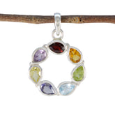 Isabella Multicolor Gemstone Pendant for Every Occasion Multi Stone multicolor Multicolor