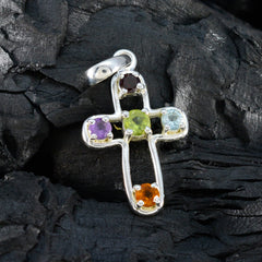 Giulia Multicolor Gemstone Pendant for Everyday Glam