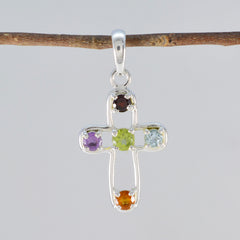 Giulia Multicolor Gemstone Pendant for Everyday Glam