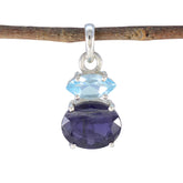 Zoey Multicolor Gemstone Pendant for Everyday Glam Multi Stone multicolor Multicolor