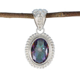 Luisa Multicolor Gemstone Pendant for Every Occasion Mystic Quartz multicolor Multicolor