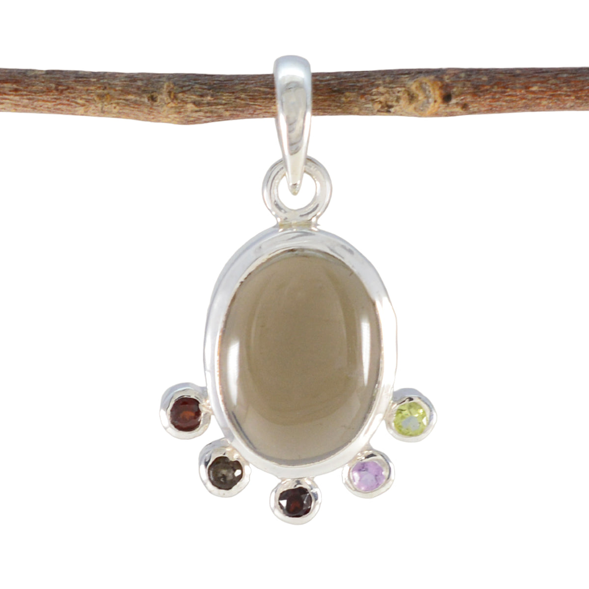 Giulia Multicolor Gemstone Pendant for Everyday Glam Multi Stone multicolor Multicolor