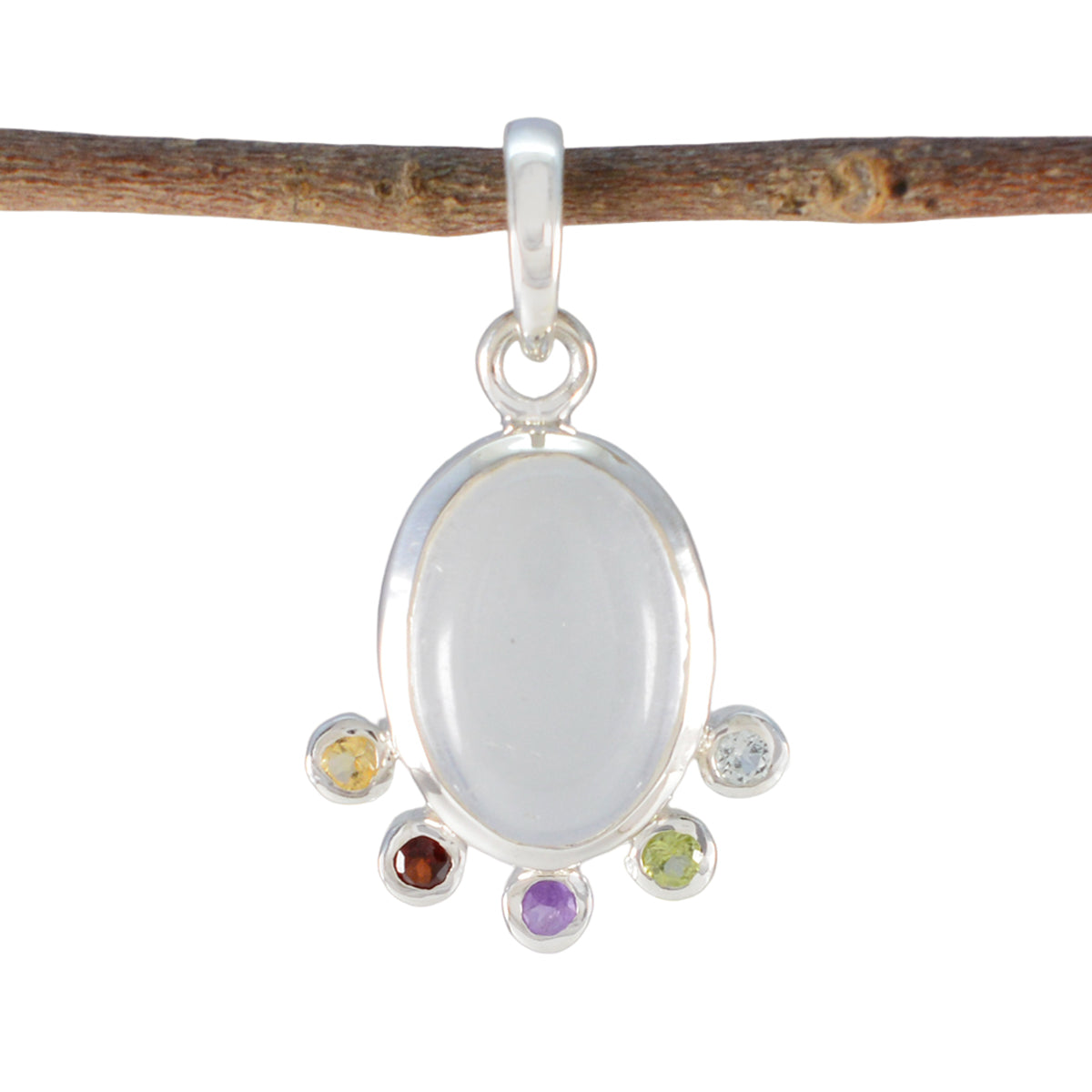 Emily Multicolor Gemstone Pendant for Everyday Glam Multi Stone multicolor Multicolor