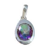 Claire Multicolor Gemstone Pendant for Every Occasion Mystic Quartz multicolor Multicolor