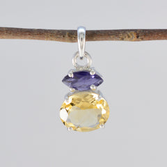 Zoey Multicolor Gemstone Pendant for Everyday Elegance