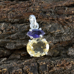 Zoey Multicolor Gemstone Pendant for Everyday Elegance