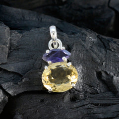 Zoey Multicolor Gemstone Pendant for Everyday Elegance