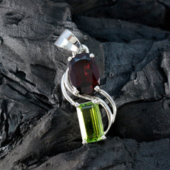 Zoe Multicolor Gemstone Pendant in Elegant Design