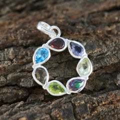 Ivy Multicolor Gemstone Pendant - Unique Fashion Jewelry