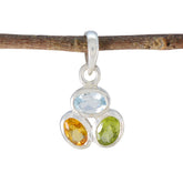 Mei multicolor Bubble Elegant Pendant Multi Stone multicolor Multicolor