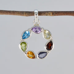 Ines Multicolor Gemstone Pendant for Every Occasion
