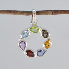 Harper Multicolor Gemstone Pendant for Everyday Glam