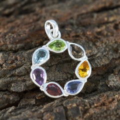 Harper Multicolor Gemstone Pendant for Everyday Glam