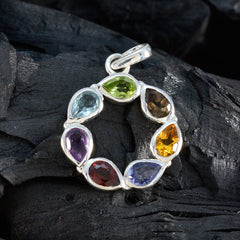 Harper Multicolor Gemstone Pendant for Everyday Glam