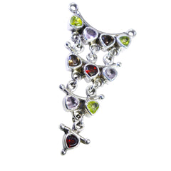 Harper Multicolor Gemstone Pendant for Everyday Elegance