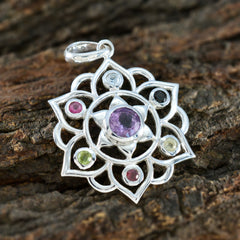 Scarlett Multicolor Gemstone Pendant for Every Occasion