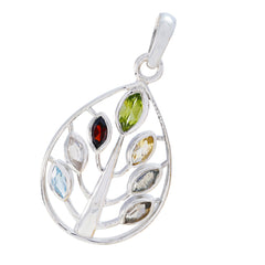 Abigail Multicolor Gemstone Pendant for Unique Style