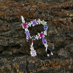 Zoey Multicolor Gemstone Pendant for Fashion Jewelry