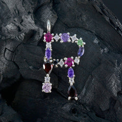 Zoey Multicolor Gemstone Pendant for Fashion Jewelry