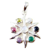 Luisa Multicolor Gemstone Pendant for Everyday Glam Multi Stone multicolor Multicolor