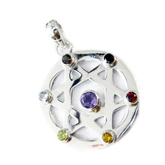 Penelope Multicolor Gemstone Pendant for Any Occasion