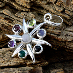 Luisa Multicolor Gemstone Pendant for Everyday Glam