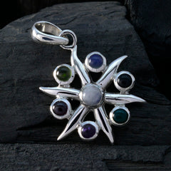 Luisa Multicolor Gemstone Pendant for Everyday Glam